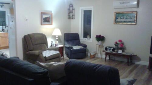 Upper level living room